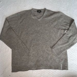 Ralph Lauren Grey Wool Sweater Size XXL Vintage Like New